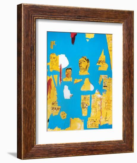 Plastic Sax-Jean-Michel Basquiat-Framed Giclee Print