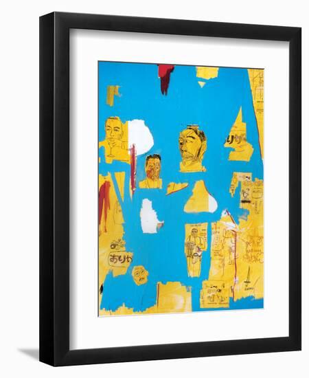 Plastic Sax-Jean-Michel Basquiat-Framed Giclee Print