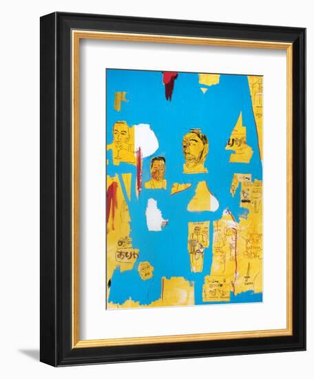 Plastic Sax-Jean-Michel Basquiat-Framed Giclee Print