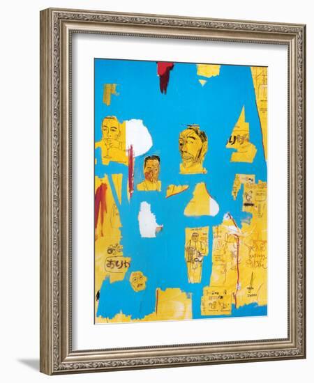 Plastic Sax-Jean-Michel Basquiat-Framed Giclee Print