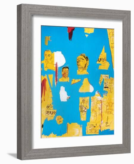 Plastic Sax-Jean-Michel Basquiat-Framed Giclee Print