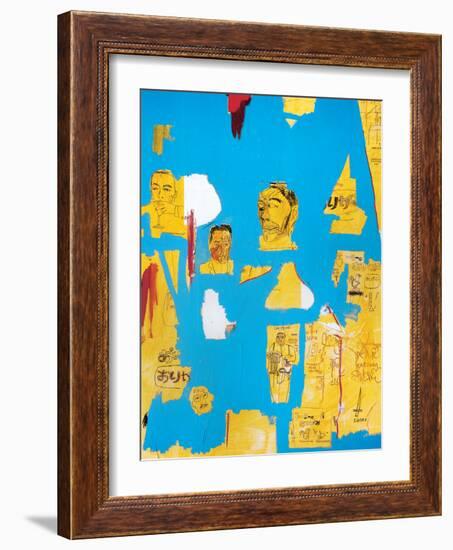 Plastic Sax-Jean-Michel Basquiat-Framed Giclee Print