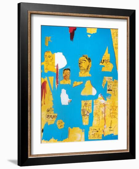 Plastic Sax-Jean-Michel Basquiat-Framed Giclee Print