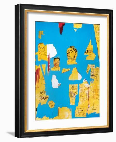 Plastic Sax-Jean-Michel Basquiat-Framed Giclee Print