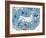 Plat à décor de lièvre, chien, antilope et petit oiseau-null-Framed Giclee Print