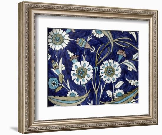 Plat au bouquet-null-Framed Giclee Print