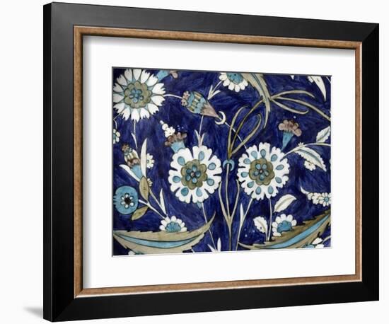 Plat au bouquet-null-Framed Giclee Print