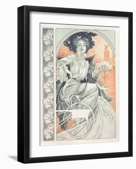 Plate 1 from 'Documents Decoratifs', 1902-Alphonse Mucha-Framed Giclee Print