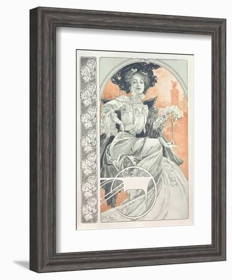 Plate 1 from 'Documents Decoratifs', 1902-Alphonse Mucha-Framed Giclee Print