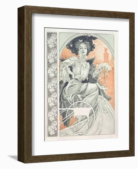 Plate 1 from 'Documents Decoratifs', 1902-Alphonse Mucha-Framed Giclee Print