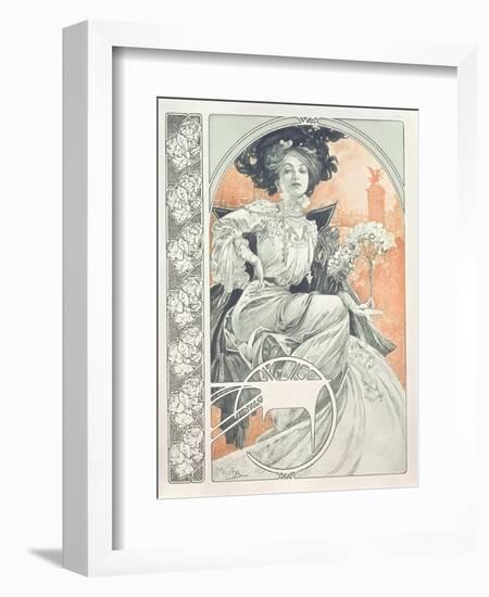 Plate 1 from 'Documents Decoratifs', 1902-Alphonse Mucha-Framed Giclee Print