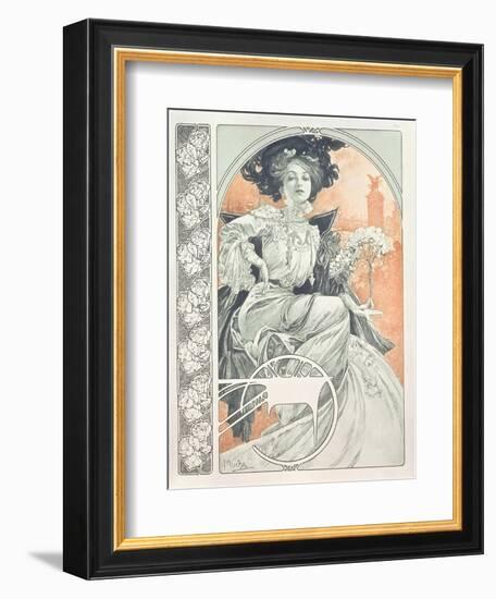 Plate 1 from 'Documents Decoratifs', 1902-Alphonse Mucha-Framed Giclee Print