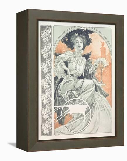 Plate 1 from 'Documents Decoratifs', 1902-Alphonse Mucha-Framed Premier Image Canvas