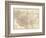 Plate 107. Map of Montana. United States-Encyclopaedia Britannica-Framed Premium Giclee Print