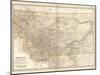 Plate 107. Map of Montana. United States-Encyclopaedia Britannica-Mounted Art Print