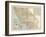 Plate 115. Map of California-Encyclopaedia Britannica-Framed Art Print