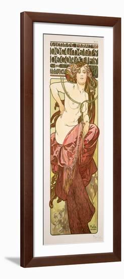 Plate 13 from 'Documents Decoratifs', 1902-Alphonse Mucha-Framed Giclee Print