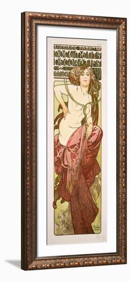 Plate 13 from 'Documents Decoratifs', 1902-Alphonse Mucha-Framed Giclee Print