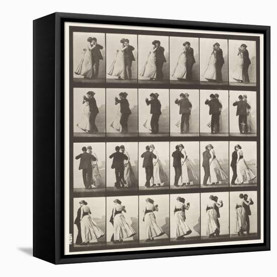 Plate 197. Dancing Waltz, Two Models, 1885 (Collotype on Paper)-Eadweard Muybridge-Framed Premier Image Canvas