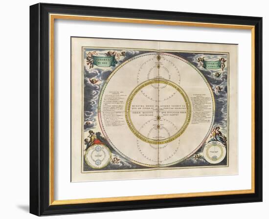 Plate 21 from Harmonia Macrocosmica-Andreas Cellarius-Framed Giclee Print