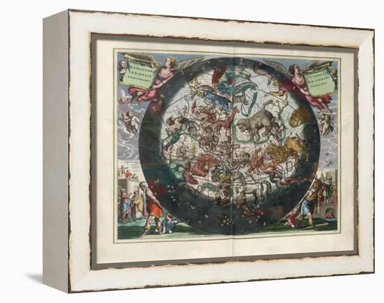 Plate 26 from Harmonia Macrocosmica-Andreas Cellarius-Framed Premier Image Canvas