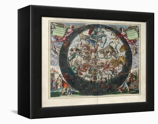 Plate 26 from Harmonia Macrocosmica-Andreas Cellarius-Framed Premier Image Canvas