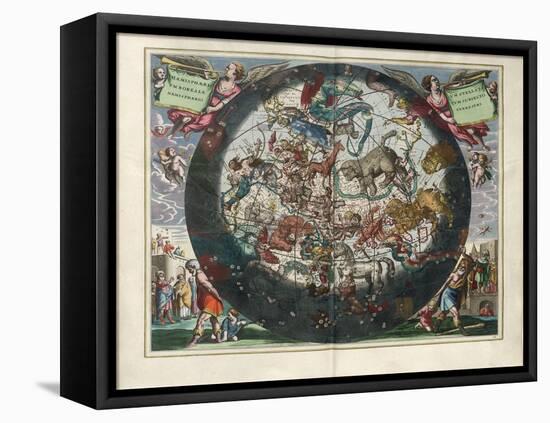 Plate 26 from Harmonia Macrocosmica-Andreas Cellarius-Framed Premier Image Canvas