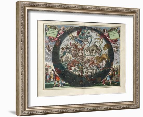 Plate 26 from Harmonia Macrocosmica-Andreas Cellarius-Framed Giclee Print