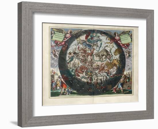 Plate 26 from Harmonia Macrocosmica-Andreas Cellarius-Framed Giclee Print
