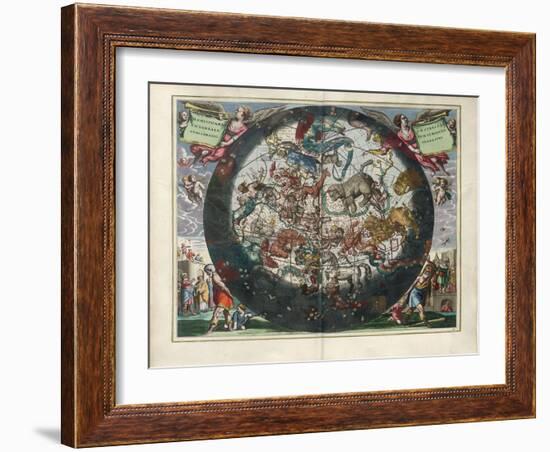 Plate 26 from Harmonia Macrocosmica-Andreas Cellarius-Framed Giclee Print