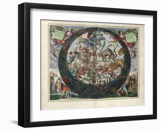 Plate 26 from Harmonia Macrocosmica-Andreas Cellarius-Framed Giclee Print