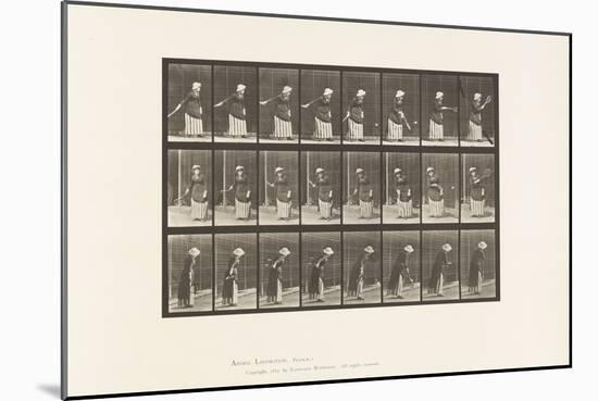 Plate 297. Lawn Tennis, 1885 (Collotype on Paper)-Eadweard Muybridge-Mounted Giclee Print