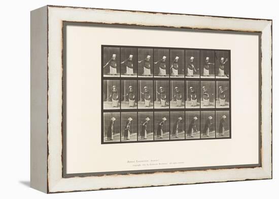 Plate 297. Lawn Tennis, 1885 (Collotype on Paper)-Eadweard Muybridge-Framed Premier Image Canvas