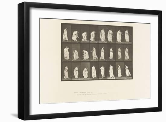 Plate 299. Playing with a Ball, 1885 (Collotype on Paper)-Eadweard Muybridge-Framed Giclee Print