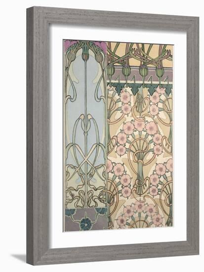 Plate 30 from 'Documents Decoratifs', 1902-Alphonse Mucha-Framed Giclee Print