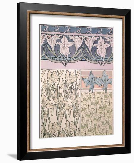 Plate 36 from 'Documents Decoratifs', 1902-Alphonse Mucha-Framed Giclee Print