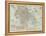 Plate 36. Map of Greece-Encyclopaedia Britannica-Framed Stretched Canvas