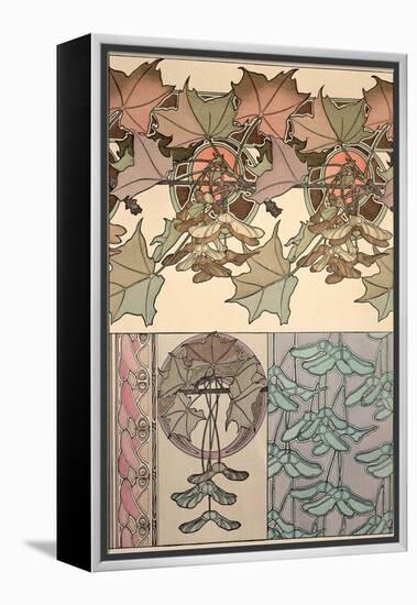 Plate 39 from 'Documents Decoratifs', 1902-Alphonse Mucha-Framed Premier Image Canvas