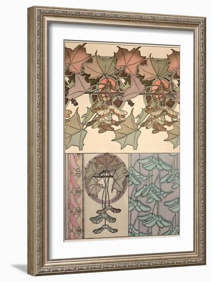 Plate 39 from 'Documents Decoratifs', 1902-Alphonse Mucha-Framed Giclee Print