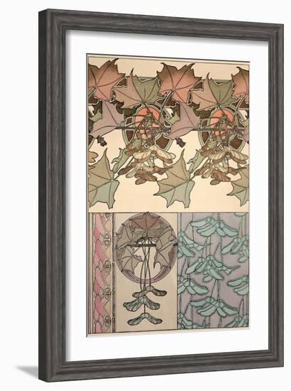 Plate 39 from 'Documents Decoratifs', 1902-Alphonse Mucha-Framed Giclee Print