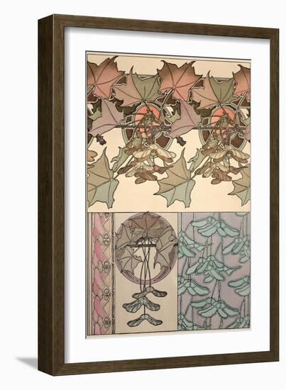 Plate 39 from 'Documents Decoratifs', 1902-Alphonse Mucha-Framed Giclee Print