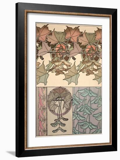 Plate 39 from 'Documents Decoratifs', 1902-Alphonse Mucha-Framed Giclee Print