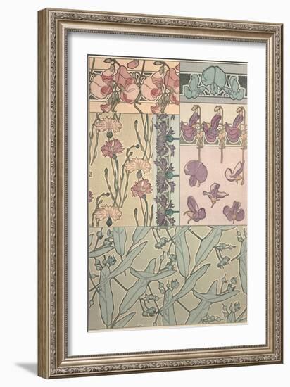 Plate 41 from 'Documents Decoratifs', 1902-Alphonse Mucha-Framed Giclee Print