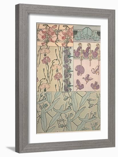 Plate 41 from 'Documents Decoratifs', 1902-Alphonse Mucha-Framed Giclee Print