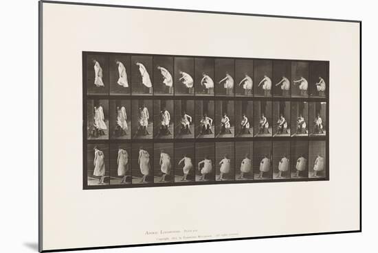 Plate 423. Toilet; Putting on Boots and Rising from Chair, 1885 (Collotype on Paper)-Eadweard Muybridge-Mounted Giclee Print