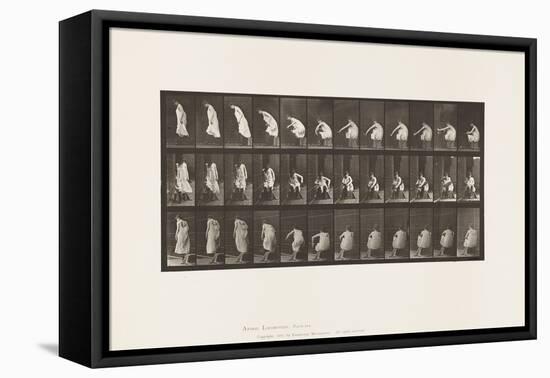 Plate 423. Toilet; Putting on Boots and Rising from Chair, 1885 (Collotype on Paper)-Eadweard Muybridge-Framed Premier Image Canvas