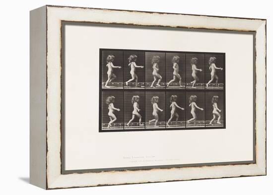 Plate 469. Child, Running, 1885 (Collotype on Paper)-Eadweard Muybridge-Framed Premier Image Canvas