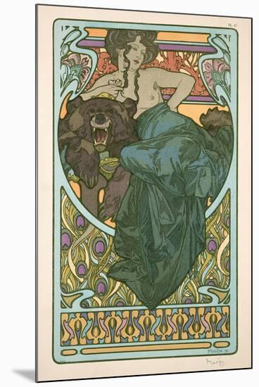 Plate 47 from 'Documents Decoratifs', 1902-Alphonse Mucha-Mounted Giclee Print