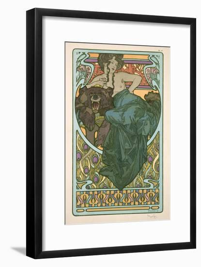 Plate 47 from 'Documents Decoratifs', 1902-Alphonse Mucha-Framed Premium Giclee Print