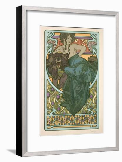 Plate 47 from 'Documents Decoratifs', 1902-Alphonse Mucha-Framed Premium Giclee Print